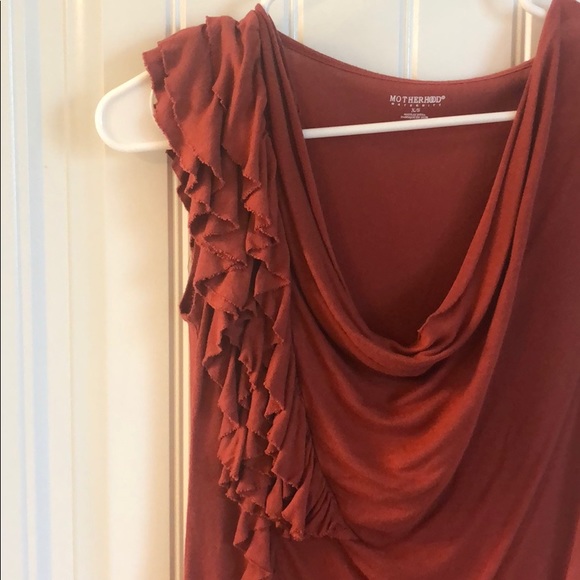 Flowy cowl neck Maternity top - Picture 2 of 3